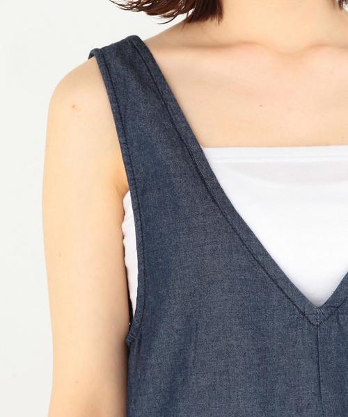 Another Edition（アナザーエディション）の「デニムサロペット/AEMBC 4.5DNM SALOPETTE◆（つなぎ/オールインワン・レディース・ライトブルー/ネイビー・FREE）」の9枚目の写真