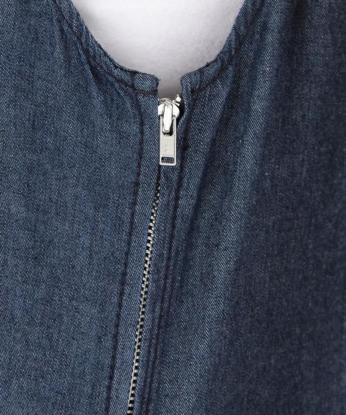 Another Edition（アナザーエディション）の「デニムサロペット/AEMBC 4.5DNM SALOPETTE◆（つなぎ/オールインワン・レディース・ライトブルー/ネイビー・FREE）」の11枚目の写真