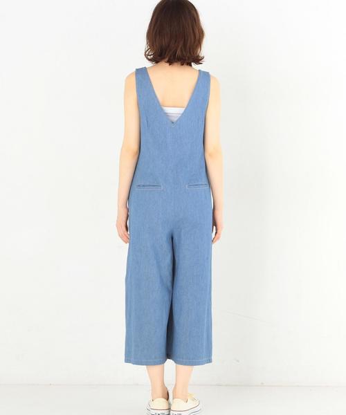 Another Edition（アナザーエディション）の「デニムサロペット/AEMBC 4.5DNM SALOPETTE◆（つなぎ/オールインワン・レディース・ライトブルー/ネイビー・FREE）」の13枚目の写真