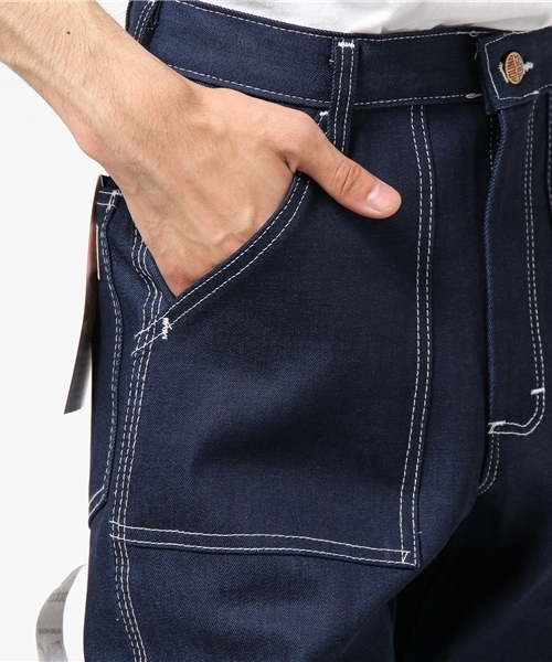 ROUND HOUSE(ラウンドハウス)の「ROUND HOUSE/ラウンドハウス 【日本別注】 デニム ベイカー パンツ MADE IN USA(デニムパンツ・メンズ・インディゴブルー/ブラウン/ブルー系その他・34inch/30inch/32inch)」の9枚目の写真
