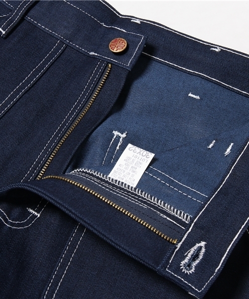 ROUND HOUSE(ラウンドハウス)の「ROUND HOUSE/ラウンドハウス 【日本別注】 デニム ベイカー パンツ MADE IN USA(デニムパンツ・メンズ・インディゴブルー/ブラウン/ブルー系その他・34inch/30inch/32inch)」の11枚目の写真