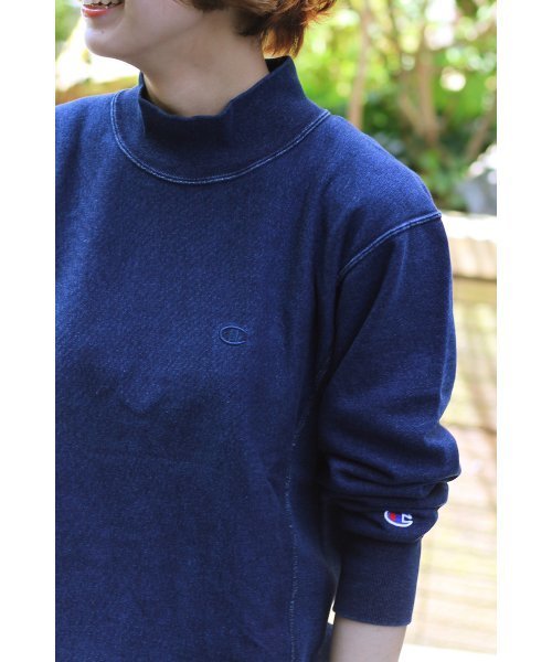 Champion（チャンピオン）の「【CHAMPION/チャンピオン】別注モックネックスウェット_#（スウェット・レディース・ブルー/ネイビー・MEDIUM/SMALL）」の18枚目の写真