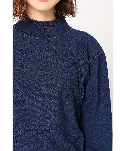 Champion（チャンピオン）の「【CHAMPION/チャンピオン】別注モックネックスウェット_#（スウェット・レディース・ブルー/ネイビー・MEDIUM/SMALL）」の22枚目の写真