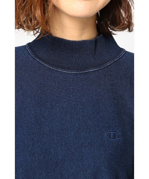Champion（チャンピオン）の「【CHAMPION/チャンピオン】別注モックネックスウェット_#（スウェット・レディース・ブルー/ネイビー・MEDIUM/SMALL）」の13枚目の写真