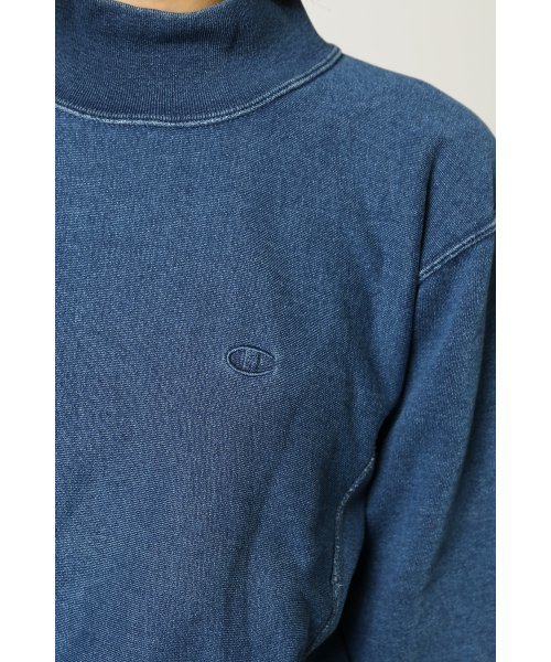 Champion（チャンピオン）の「【CHAMPION/チャンピオン】別注モックネックスウェット_#（スウェット・レディース・ブルー/ネイビー・MEDIUM/SMALL）」の8枚目の写真