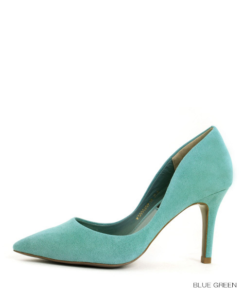 RANDA（ランダ）の「ポインテッドトゥプレーンパンプス（パンプス・レディース・カーキ/ブラック/ベージュ/パイソン/その他/ブルー/イエロー/ピンク/マスタード/グリーン/グレー/ブルー系その他/シルバー/パープル/ライトグレー・24/25/23/24.5/23.5/22.5/22/25.5/21.5/21）」の9枚目の写真