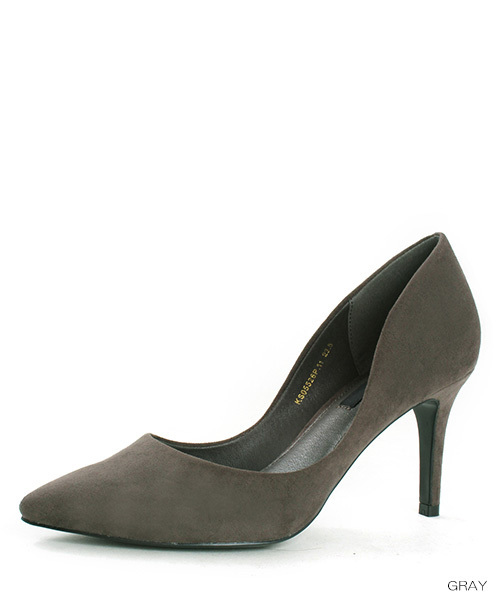 RANDA（ランダ）の「ポインテッドトゥプレーンパンプス（パンプス・レディース・カーキ/ブラック/ベージュ/パイソン/その他/ブルー/イエロー/ピンク/マスタード/グリーン/グレー/ブルー系その他/シルバー/パープル/ライトグレー・24/25/23/24.5/23.5/22.5/22/25.5/21.5/21）」の4枚目の写真