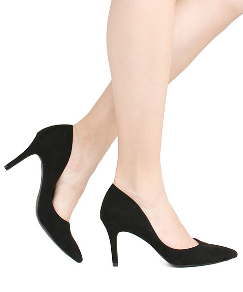 RANDA（ランダ）の「ポインテッドトゥプレーンパンプス（パンプス・レディース・カーキ/ブラック/ベージュ/パイソン/その他/ブルー/イエロー/ピンク/マスタード/グリーン/グレー/ブルー系その他/シルバー/パープル/ライトグレー・24/25/23/24.5/23.5/22.5/22/25.5/21.5/21）」の22枚目の写真