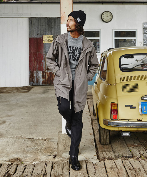 HYSTERIC GLAMOUR（ヒステリックグラマー）の「ELVIS FOREVER pt SW（スウェット・メンズ・ベージュ/トップグレー/ブラック・SMALL/MEDIUM/LARGE）」の7枚目の写真