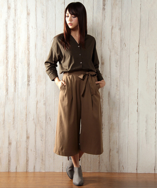 LBC（エルビーシー）の「リボン付きパンツ                  （その他パンツ・レディース・ブラウン/ネイビー・LARGE/MEDIUM）」の11枚目の写真