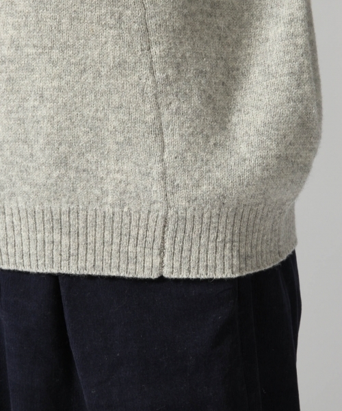 HARE（ハレ）の「ノルディックガラキリカエニット(HARE)（ニット/セーター・レディース・ネイビー/グレー・FREE）」の10枚目の写真