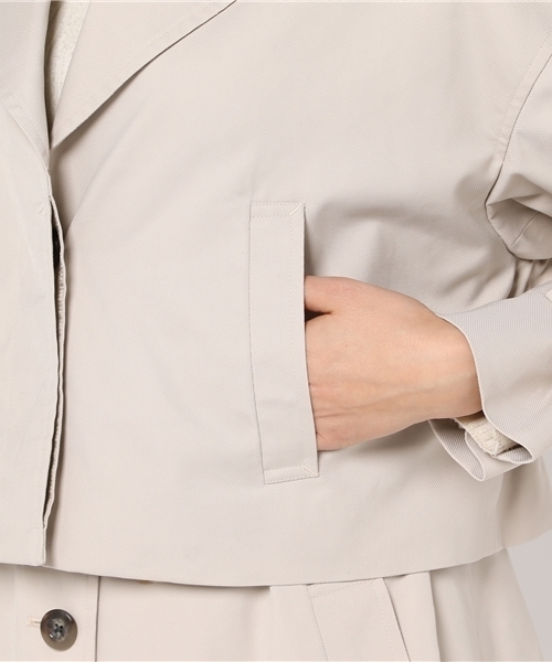 UN3D.（アンスリード）の「【UN3D.】2WAY TRENCH CT（トレンチコート・レディース・ベージュ/グリーン・36）」の12枚目の写真