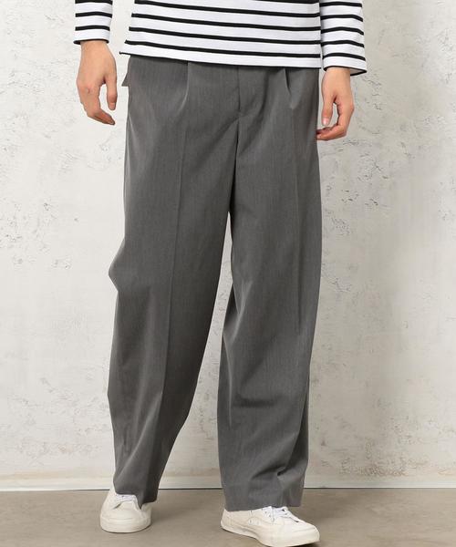 green label relaxing（グリーンレーベルリラクシング）の「【WEB限定】SC★★T/R 1P バギーパンツ / ワイドパンツ ◆（その他パンツ・メンズ・ブラック/グレー・LARGE/SMALL/MEDIUM）」の17枚目の写真