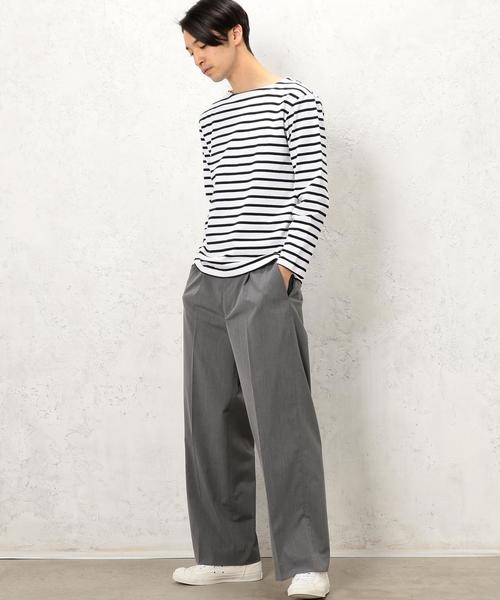 green label relaxing（グリーンレーベルリラクシング）の「【WEB限定】SC★★T/R 1P バギーパンツ / ワイドパンツ ◆（その他パンツ・メンズ・ブラック/グレー・LARGE/SMALL/MEDIUM）」の21枚目の写真