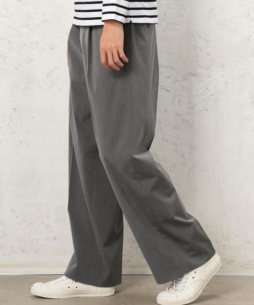 green label relaxing（グリーンレーベルリラクシング）の「【WEB限定】SC★★T/R 1P バギーパンツ / ワイドパンツ ◆（その他パンツ・メンズ・ブラック/グレー・LARGE/SMALL/MEDIUM）」の15枚目の写真