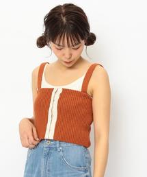 Another Edition | フロントホックニットキャミ(キャミソール)