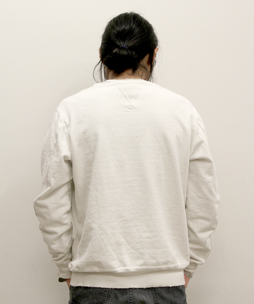 BEAMS PLUS（ビームスプラス）の「REMI RELIEF ATHLETIC / スウェットシャツ（スウェット・メンズ・ホワイト/ブラック/ネイビー・SMALL/MEDIUM/LARGE/X-LARGE）」の8枚目の写真