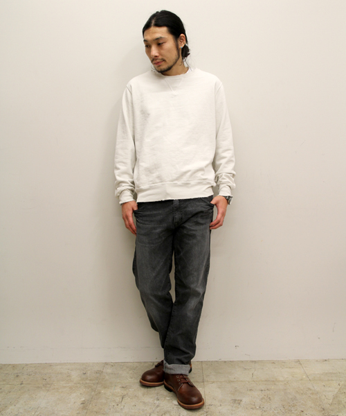 BEAMS PLUS（ビームスプラス）の「REMI RELIEF ATHLETIC / スウェットシャツ（スウェット・メンズ・ホワイト/ブラック/ネイビー・SMALL/MEDIUM/LARGE/X-LARGE）」の9枚目の写真