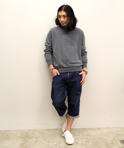 BEAMS PLUS（ビームスプラス）の「REMI RELIEF ATHLETIC / スウェットシャツ（スウェット・メンズ・ホワイト/ブラック/ネイビー・SMALL/MEDIUM/LARGE/X-LARGE）」の11枚目の写真