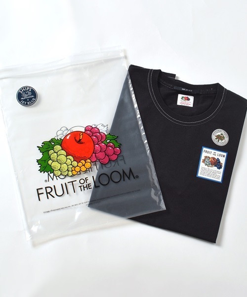 FRUIT OF THE LOOM（フルーツオブザルーム）の「SHIPS JET BLUE: FRUIT OF THE LOOM パック Tシャツ（Tシャツ/カットソー・メンズ・ブルー/グリーン/ホワイト/ブラック/ピンク/ネイビー/パープル/イエロー/オレンジ・SMALL/MEDIUM/LARGE）」の3枚目の写真
