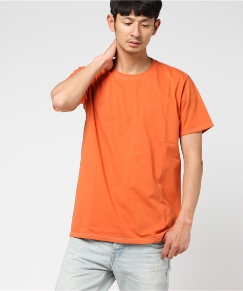FRUIT OF THE LOOM（フルーツオブザルーム）の「SHIPS JET BLUE: FRUIT OF THE LOOM パック Tシャツ（Tシャツ/カットソー・メンズ・ブルー/グリーン/ホワイト/ブラック/ピンク/ネイビー/パープル/イエロー/オレンジ・SMALL/MEDIUM/LARGE）」の19枚目の写真