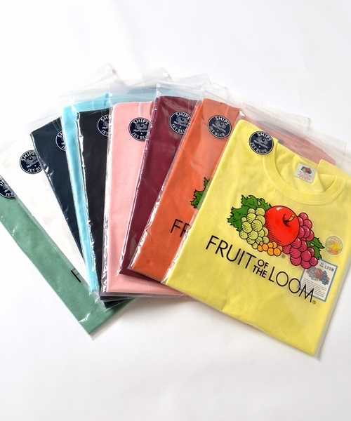FRUIT OF THE LOOM（フルーツオブザルーム）の「SHIPS JET BLUE: FRUIT OF THE LOOM パック Tシャツ（Tシャツ/カットソー・メンズ・ブルー/グリーン/ホワイト/ブラック/ピンク/ネイビー/パープル/イエロー/オレンジ・SMALL/MEDIUM/LARGE）」の20枚目の写真