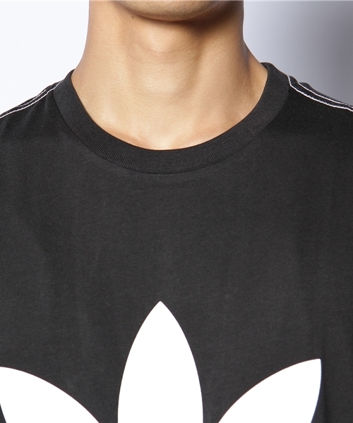 adidas（アディダス）の「ADI TREFOIL TEE（Tシャツ/カットソー・メンズ・ホワイト/ブラック/グリーン/ネイビー・SMALL/MEDIUM/LARGE/X-LARGE）」の7枚目の写真
