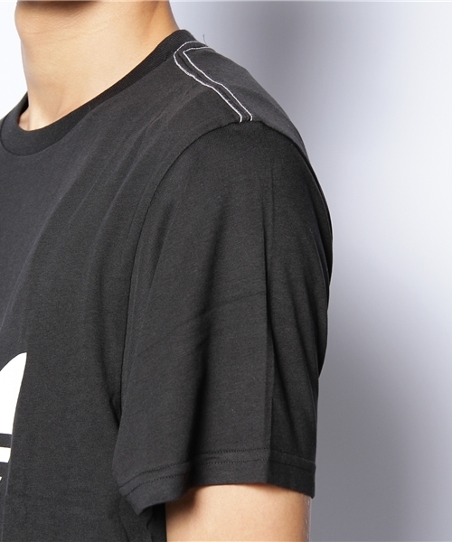 adidas（アディダス）の「ADI TREFOIL TEE（Tシャツ/カットソー・メンズ・ホワイト/ブラック/グリーン/ネイビー・SMALL/MEDIUM/LARGE/X-LARGE）」の9枚目の写真