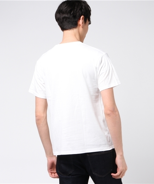 WEGO（ウィゴー）の「WEGO/ローズワンポイントカットソー（Tシャツ/カットソー・メンズ・ホワイト/ブラック・LARGE/X-LARGE/MEDIUM）」の9枚目の写真