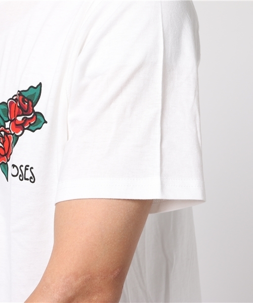 WEGO（ウィゴー）の「WEGO/ローズワンポイントカットソー（Tシャツ/カットソー・メンズ・ホワイト/ブラック・LARGE/X-LARGE/MEDIUM）」の11枚目の写真