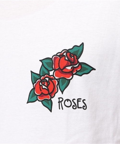 WEGO（ウィゴー）の「WEGO/ローズワンポイントカットソー（Tシャツ/カットソー・メンズ・ホワイト/ブラック・LARGE/X-LARGE/MEDIUM）」の12枚目の写真