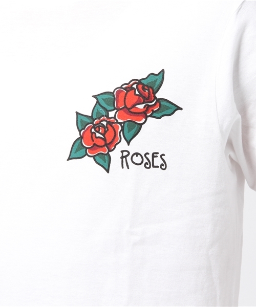 WEGO（ウィゴー）の「WEGO/ローズワンポイントカットソー（Tシャツ/カットソー・メンズ・ホワイト/ブラック・LARGE/X-LARGE/MEDIUM）」の13枚目の写真