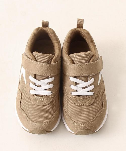 瞬足（シュンソク）の「【coen キッズ】コーエン別注瞬足（シュンソク）Hi-STANDARD/ハイスタンダード/ダブルインソール（スニーカー・キッズ・ベージュ/ブラック・21cm/20cm/22cm/19cm/18cm）」の9枚目の写真