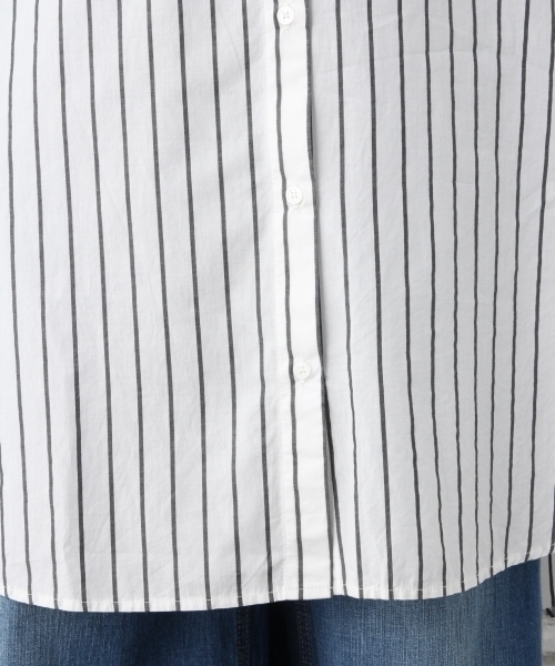 LEPSIM（レプシィム）の「マエアキシャツワンピース7S　762766（シャツワンピース・レディース・ホワイト×ブラック/ホワイト×レッド/ブルー系その他・LARGE/MEDIUM）」の15枚目の写真