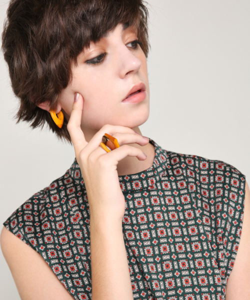 PEGGY LANA(ペギーラナ)の「Coating 3rings Set(リング・レディース・グリーン/イエロー系その他・FREE)」の10枚目の写真