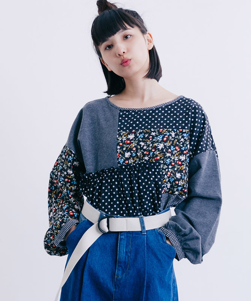 MERLOT（メルロー）の「ブラックWリングテープベルト4154（ベルト・レディース・ベージュ/ブラック/グレー/オフホワイト・FREE）」の4枚目の写真