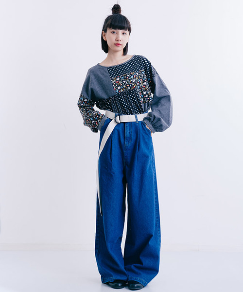 MERLOT（メルロー）の「ブラックWリングテープベルト4154（ベルト・レディース・ベージュ/ブラック/グレー/オフホワイト・FREE）」の7枚目の写真