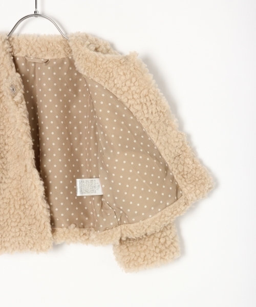 GLOBAL WORK（グローバルワーク）の「【キッズ】プードルファーコート/770915（その他アウター・キッズ・ベージュ/ライトピンク・LARGE/X-LARGE/XX-LARGE/SMALL/MEDIUM）」の11枚目の写真