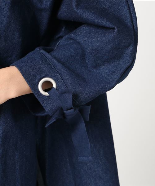 Furryrate（ファーリーレート）の「コーデュロイ合わせVネックブラウス		 		（シャツ/ブラウス・レディース・ベージュ/カーキ/インディゴブルー/チャコールグレー・FREE）」の6枚目の写真