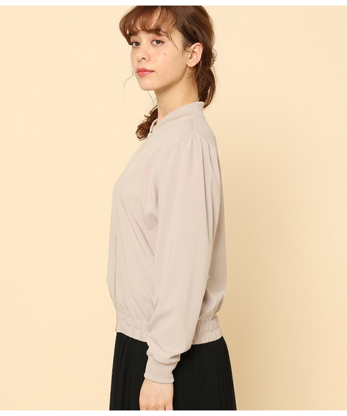 ROPE' PICNIC（ロペピクニック）の「タックショルダーブルゾン（ブルゾン・レディース・ブラック/ベージュ・38/40）」の3枚目の写真