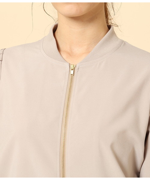 ROPE' PICNIC（ロペピクニック）の「タックショルダーブルゾン（ブルゾン・レディース・ブラック/ベージュ・38/40）」の5枚目の写真