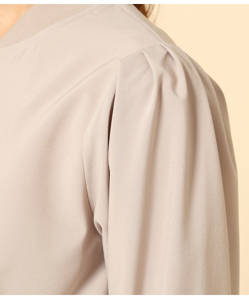 ROPE' PICNIC（ロペピクニック）の「タックショルダーブルゾン（ブルゾン・レディース・ブラック/ベージュ・38/40）」の8枚目の写真