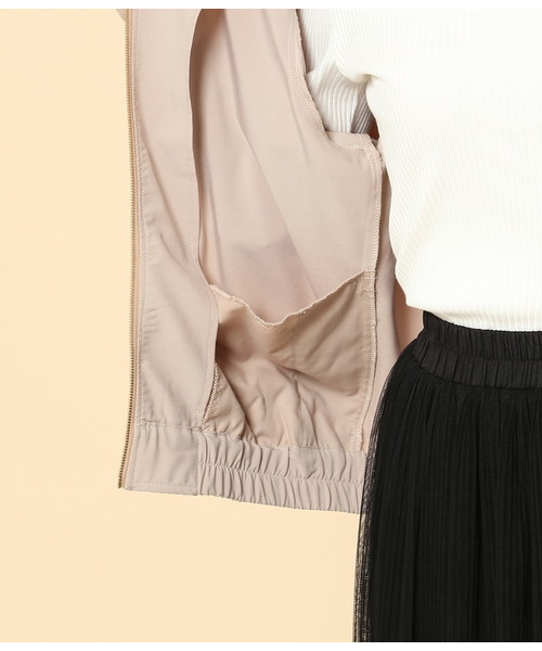 ROPE' PICNIC（ロペピクニック）の「タックショルダーブルゾン（ブルゾン・レディース・ブラック/ベージュ・38/40）」の11枚目の写真