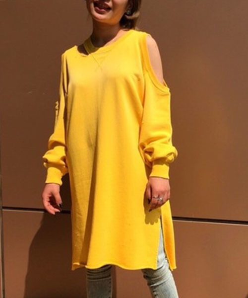 DIESEL(ディーゼル)の「00SBLG0QATQ(ワンピース・レディース・ブラック/グレー/イエロー/ブルー・LARGE/XX-SMALL/X-SMALL/MEDIUM/SMALL)」の4枚目の写真