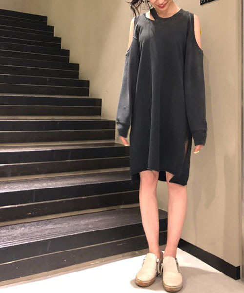 DIESEL(ディーゼル)の「00SBLG0QATQ(ワンピース・レディース・ブラック/グレー/イエロー/ブルー・LARGE/XX-SMALL/X-SMALL/MEDIUM/SMALL)」の2枚目の写真