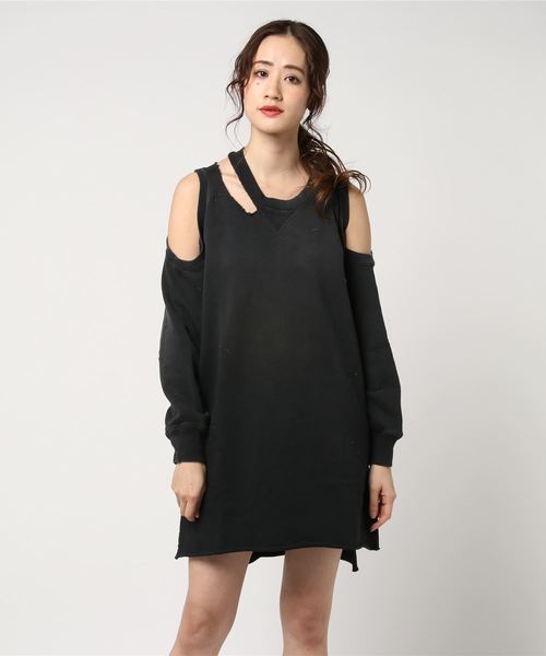 DIESEL(ディーゼル)の「00SBLG0QATQ(ワンピース・レディース・ブラック/グレー/イエロー/ブルー・LARGE/XX-SMALL/X-SMALL/MEDIUM/SMALL)」の10枚目の写真