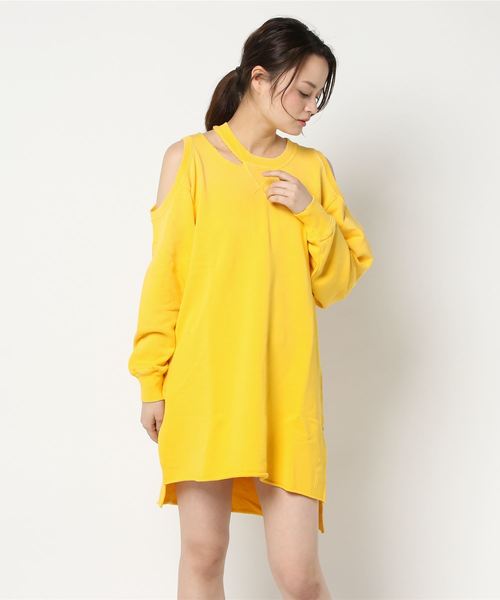 DIESEL(ディーゼル)の「00SBLG0QATQ(ワンピース・レディース・ブラック/グレー/イエロー/ブルー・LARGE/XX-SMALL/X-SMALL/MEDIUM/SMALL)」の7枚目の写真