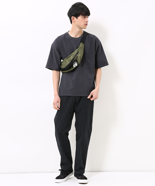 ADAM ET ROPE'（アダムエロペ）の「[吸水・速乾]EVALETストレッチTシャツ（Tシャツ/カットソー・メンズ・チャコールグレー/ネイビー/サックスブルー/グリーン系その他/ライトグレー・M/L）」の22枚目の写真