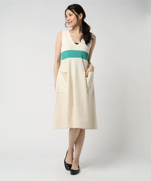 STUDIOUS SELECT（ステュディオスセレクト）の「【WRAPINKNOT】ニットドレス（ワンピース・レディース・ブラック/アイボリー・0）」の5枚目の写真