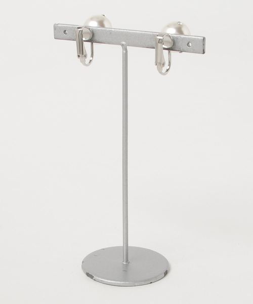 Cupid Heart（キューピッドハート）の「【Cupid Heart】結婚式アクセサリー♪イヤリング付パールロンデルネックレス（ネックレス・レディース・ベージュ・MEDIUM）」の4枚目の写真